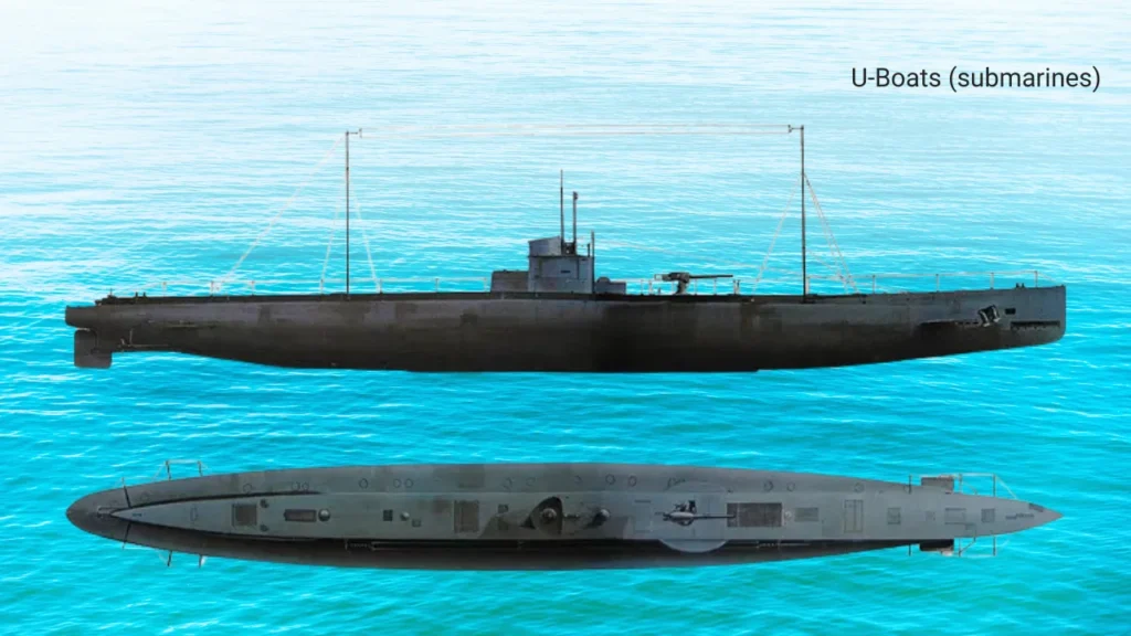 -First World WarU-Boats (submarines)