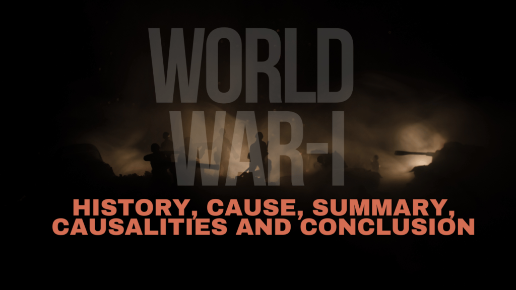 World war-History-cause-summary-Causalities